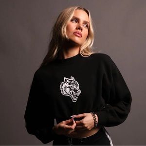 Darc Sport bury me Gwen cropped crewneck